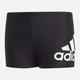 Kąpielówki chłopięce bokserki adidas Yb Bos Brief GN5891 128 cm Czarne (4064045169777) - obraz 1