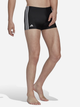 Kąpielówki męskie bokserki adidas 3Stripes Boxer HT2073 6 Czarne (4066745165271) - obraz 5