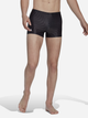 Плавки-боксери чоловічі adidas Aop Boxer HT2093 9 Чорні (4066745123165) - зображення 3