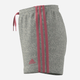 Підліткові шорти для дівчинки Adidas G 3S Sho GN4043 140 см Сірі (4064036076923) - зображення 3