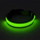 Светодиодный Lesko Green XL LED ошейник USB светящийся для собак и котов - изображение 2