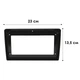 Переходная рамка 9" Lesko для авто Mitsubishi ASX 2010+ Outlander 2015+ Outlander Sport 2010+, Citroen C-Crosser 2007-2012 C4 Aircross 2012-2017, Peugeot 4007 2007-2012 4008 2012-2017 - изображение 4