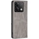 Чехол-книжка с кармашками UniCase Geometric Pattern для Xiaomi Redmi Note 13 - Grey - изображение 3