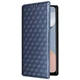 Чехол Deexe Rhombus Book для ZTE Blade A54 - Blue - изображение 3