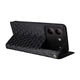 Чехол Deexe Rhombus Book для ZTE Blade A54 - Black - изображение 2