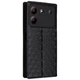 Чехол Deexe Rhombus Book для ZTE Blade A54 - Black - изображение 4