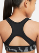 Підлітковий спортивний топ для дівчинки Nike G Nk Swoosh Aop Rev Bra DA0902-010 158-170 см Сірий (194501905121) - зображення 4