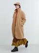 Пальто осеннее длинное женское Uniqlo 393608141 XL Коричневое (1159797455) - изображение 3