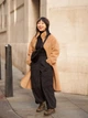 Пальто осеннее длинное женское Uniqlo 393608141 XL Коричневое (1159797455) - изображение 14