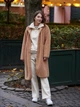 Пальто осеннее длинное женское Uniqlo 393608141 XL Коричневое (1159797455) - изображение 15