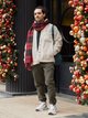 Куртка демисезонная Шерпа мужская Uniqlo 214778775 L Бежевая (1159787578) - изображение 3