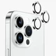 Защитное стекло Epik Metal Classic на камеру (в упак.) для Apple iPhone 13 Pro / 13 Pro Max Серебряный / Silver - изображение 3