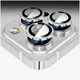 Защитное стекло Epik Metal Classic на камеру (в упак.) для Apple iPhone 13 Pro / 13 Pro Max Серебряный / Silver - изображение 4