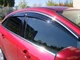 Ветровики с хромом (4 шт, Niken) для Honda Civic Sedan X 2016-2021 гг - изображение 1