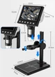Микроскоп цифровой с 4,3" дюймовым LCD экраном DM7 аккумуляторное увеличение до 1000X - изображение 9