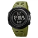 Часы наручные 2070AGBK SKMEI с подсветкой, ARMY GREEN-BLACK - изображение 1