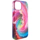 Шкіряний чохол Colour Splash для Apple iPhone 12 Pro/12 (6.1 and quot;) Pink / Blue - 00000064470_2 - зображення 2