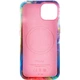Шкіряний чохол Colour Splash для Apple iPhone 12 Pro/12 (6.1 and quot;) Pink / Blue - 00000064470_2 - зображення 4