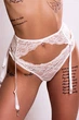 Пояс для панчіх Perfect Female sexuality L Білий (1020AC-11-20-mi) - зображення 2