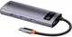 USB-Hub Baseus Metal Gleam Series 5-in-1 Type-C Gray (CAHUB-CX0G) - изображение 1