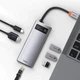 USB-Hub Baseus Metal Gleam Series 6-in-1 Type-C Gray (CAHUB-CX0G) - изображение 2