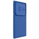 Карбоновая накладка Nillkin CamShield Pro для Samsung Galaxy S24 Ultra Blue - изображение 2