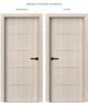 Комплект дверных ручек Rostex Ravena H53 38-52 мм 2 шт Черный матовый (RST-4068880496) - изображение 7