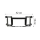 Переходная рамка 9" Lesko для авто Nissan Patrol (Y62) 2010-2020 (F1) (4501) - изображение 4