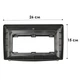 Рамка переходная 10" Lesko для авто Fiat 500L (330) 2012+ (4631) - изображение 4