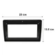 Рамка Lesko 9" для Mitsubishi Outlander 06+ Outlander Sport ASX 10+ Lancer Pajero 07+ Pajero Sport 08+ (6780) - изображение 4