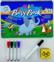 Мій Busy Book +120 багаторазових наліпок+5маркерів. Пиши. Малюй. Витирай! Слон - зображення 1