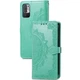 Шкіряний чохол (книжка) Art Case з візитницею для Xiaomi Redmi Note 10 5G / Poco M3 Pro Бірюзовий Без бренду - зображення 1