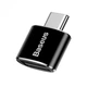 Перехідник Baseus OTG USB A 2.0 to Type-C, чорний (CATOTG-A01) - зображення 2