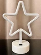 Неоновый светодиодный ночник для интерьера Decoration Lamp Звезда USB/3хАА Теплый Белый | Настольный светильник | DecoStar-1 - изображение 3