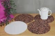 Набір круглих підкладок, 4D килимків, на стіл 33 х 33см 4шт, Coffe (5905342640141) - изображение 4