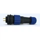 Роз'єм герметичний SZC16 2P-M-FB (2pin, 10A, 380V) - зображення 3