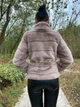Шуба из искусственного меха шиншиллы короткая с воротником стойкой MNC бежевый 39rv157 42 - изображение 2
