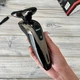 Электробритва Geemy GM 7720 black аккумуляторная с плавающими ножами - изображение 5