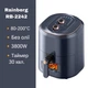 Аеро-фритюрниця Rainberg RB-2242, 6 літрів, 3800W, 80-200 градусів, фрі без олії - зображення 2