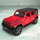 Машинка іграшка Jeep Wrangler Rubicon моделька металева колекційна 15 см Червоний (2805218) - зображення 2