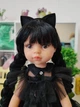 Кукла Венсдей/Wednesday в нарядном платье с поясом Paola Reina 14834, 32 см - изображение 4
