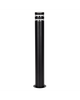 Вуличний світильник Goldlux 324016 Rino E27 1x12W IP54 BK (059834) - изображение 1