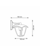 Вуличний світильник Goldlux 311870 Igma E27 1x12W IP44 BK (009977) - изображение 2