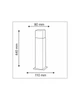 Вуличний світильник Goldlux 304629 New York E27 1x12W IP44 GR (012903) - зображення 2