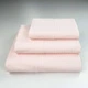 Комплект махровых полотенец Вафельный Бордюр 3шт GM Textile 40х70см, 50х90см, 70х140см 450г/м2 (Светло-Розовый) - изображение 1