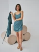 Ночная рубашка женская BARWA garments 0167 L Морская волна (2110001673344) - изображение 7
