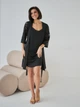 Халат женский BARWA garments 0337 M Черный (2110003372016) - изображение 8