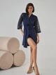 Халат женский BARWA garments 0337 S Темно-синий (2110003371415) - изображение 3