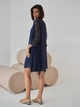 Халат женский BARWA garments 0337 S Темно-синий (2110003371415) - изображение 6