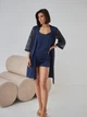 Халат женский BARWA garments 0337 S Темно-синий (2110003371415) - изображение 7